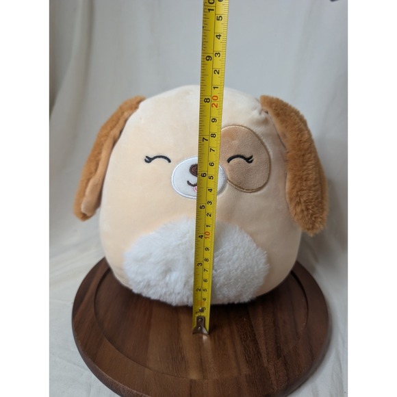 Squishmallows 11" Harris The Dog No Hang Tag Tush Tag Brown Winking Dog - Picture 5 of 5